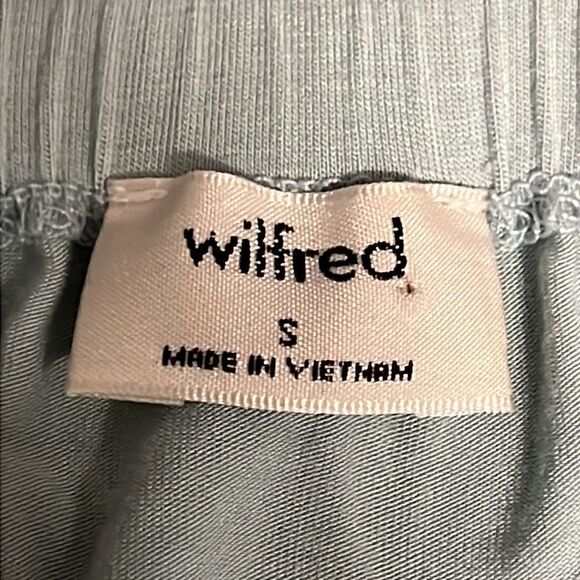 Wilfred Sartre Off‎ Shoulder Green Short Sleeve Top Size S - Picture 9 of 11